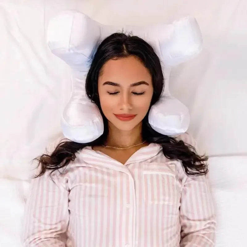 LuxeRest Set - Face Pillow and Satin Pillowcase for Beauty Sleep-5