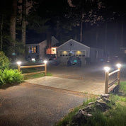 Waterproof Solar Garden Lights - 4000mAh Battery, 3 Light Colors, Outdoor Use-6