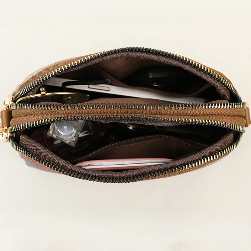 Lara | Geometric Pattern Crossbody Bag with Adjustable Strap