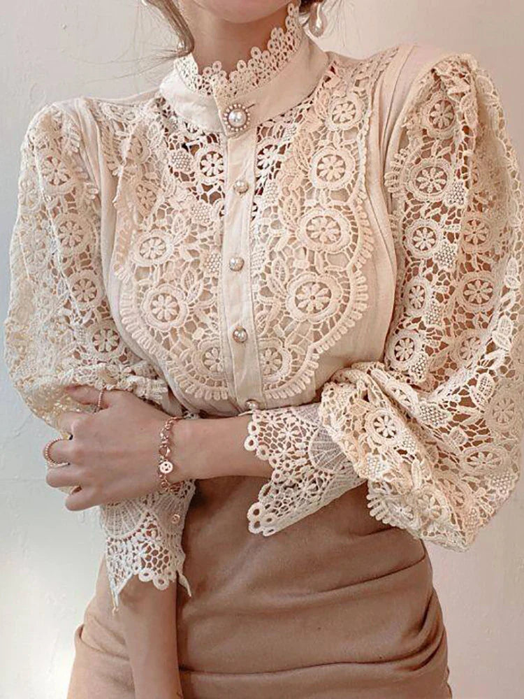 Julia | Sophisticated Long Sleeve Turtleneck Shirt