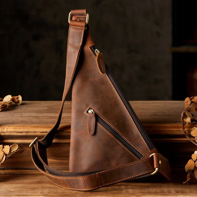 Jarred | Vintage Crossbody Sling Bag with Secure Compartments