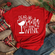 Gabriella | Stylish Christmas Wine Glass Shirt