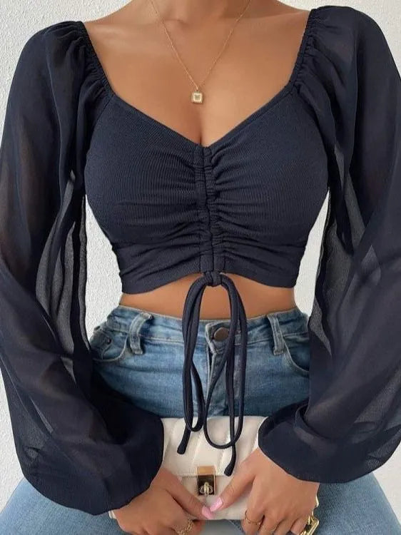 Peyton | Elegant Long Sleeves Spring Top