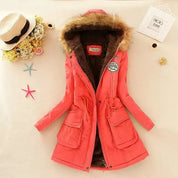 HILDE | Warm Lined Winter Jacket with Hood for Women