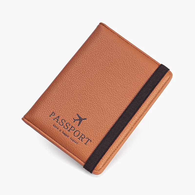 Bellamy | Stylish PU Leather RFID Travel Wallet for Passports