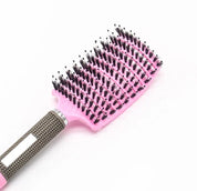 SilkyDetangle Comb - Bristle & Nylon Hairbrush for Effortless Styling-3