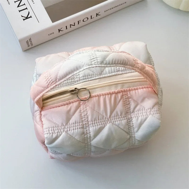 Lilia | Stylish and Compact Quilted Cosmetic Bag