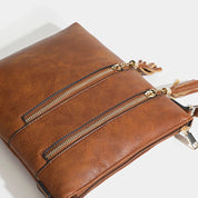 Abby | Sleek Crossbody Bag with Multiple Zipper Compartments