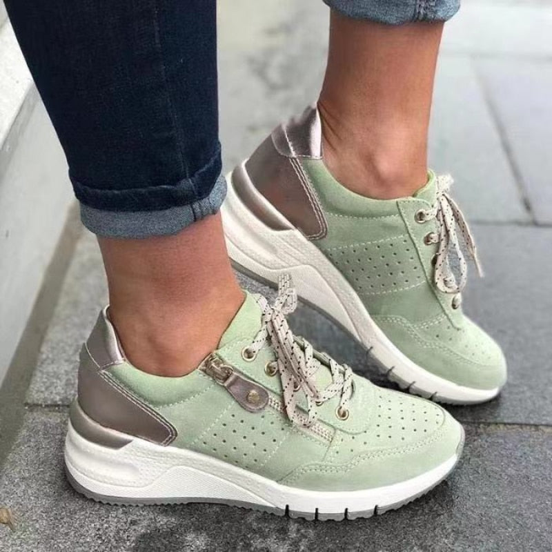 Hayley | Zip Up Sneakers Women
