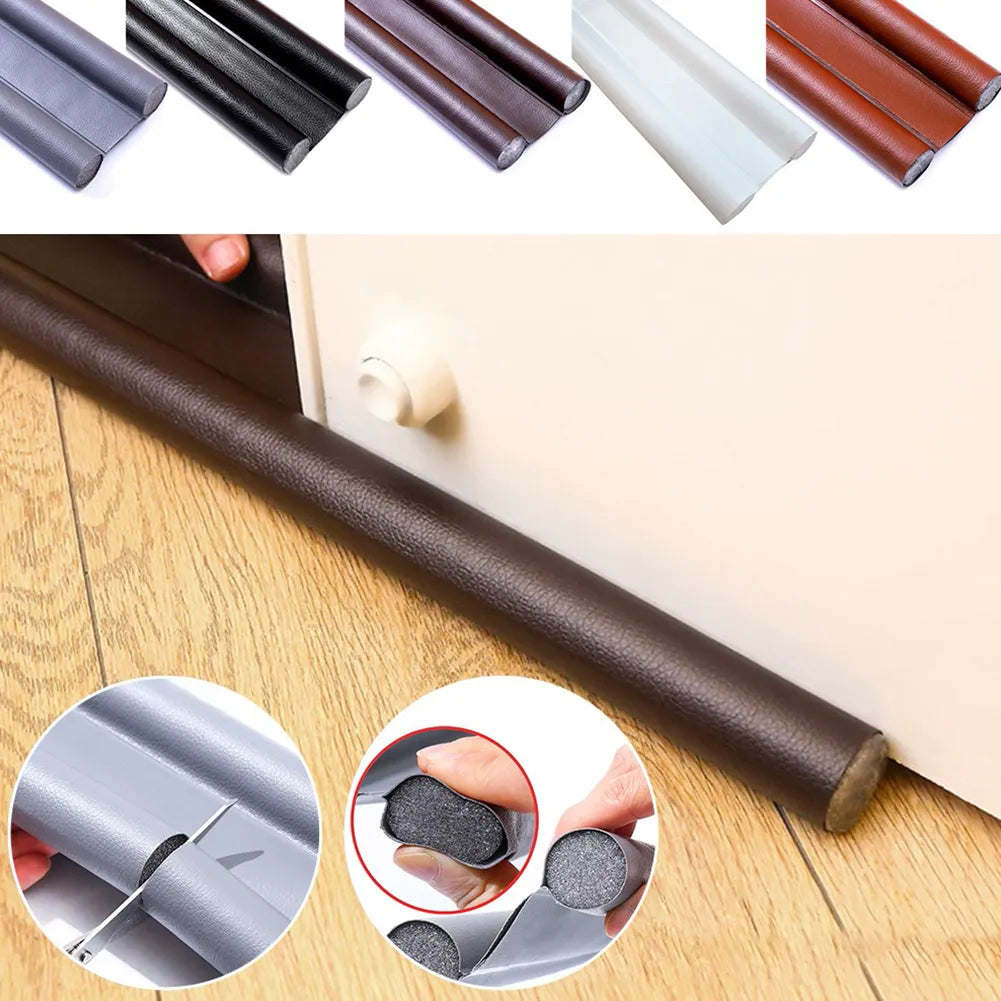 Waterproof draft stopper with noise reduction