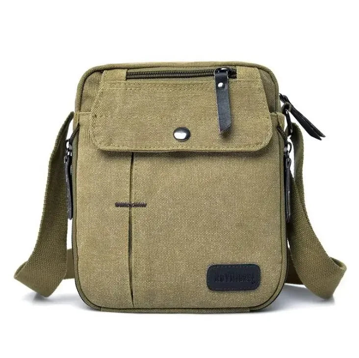 Eddie | Canvas Compact Crossbody Shoulder Bag