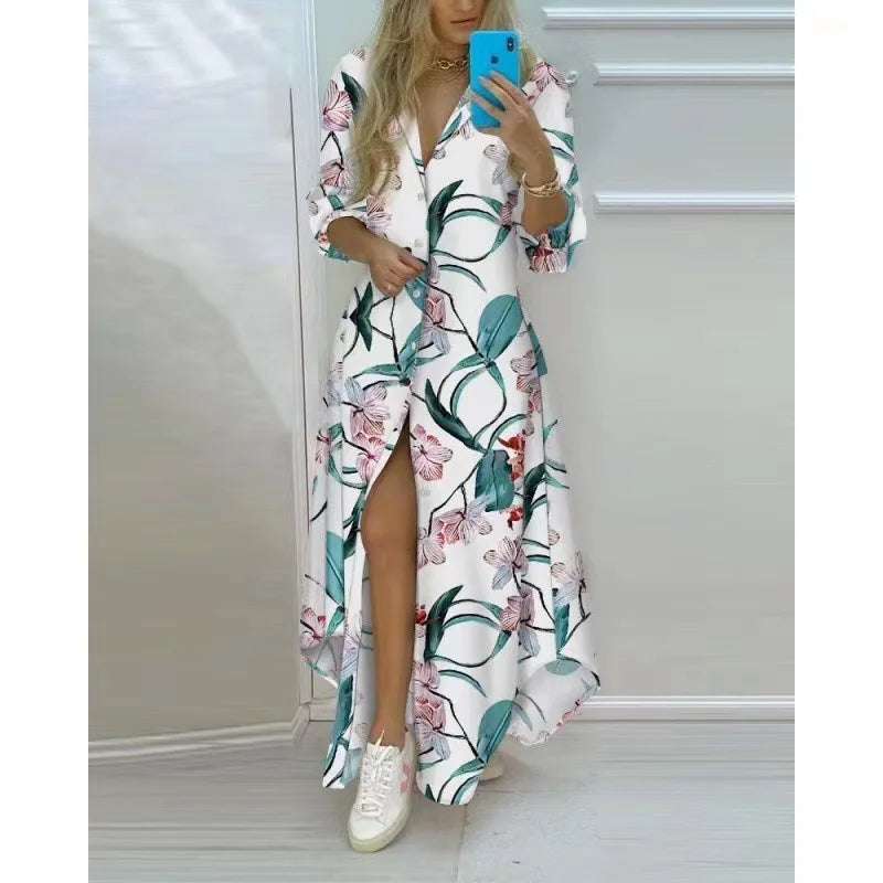 Bohemian | Beach Dress Maxi with Prints