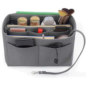 Kimber | Felt Insert Cosmetic Makeup Bag Travel Organizer
