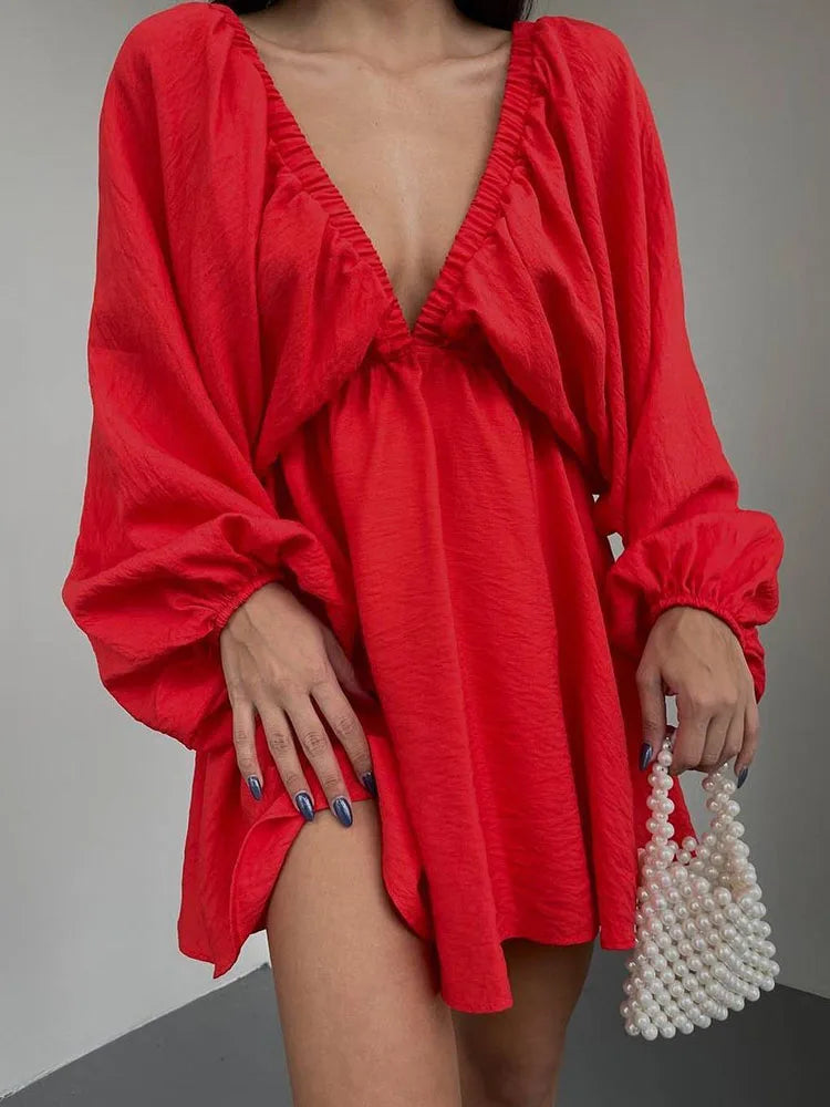 Kathy | Summer Long Sleeve Dress