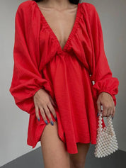 Kathy | Summer Long Sleeve Dress