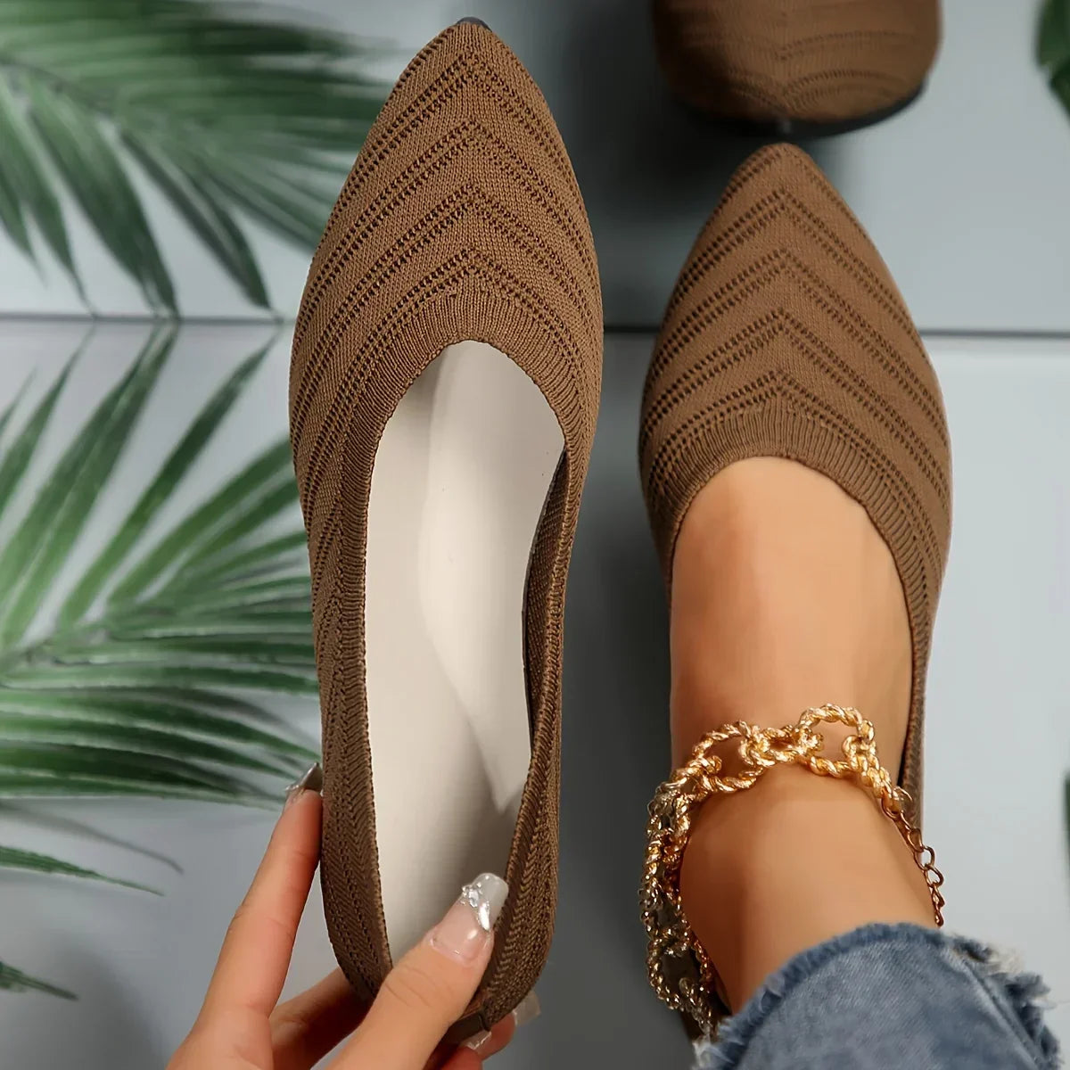 Anica | Casual & Breathable Ballet Loafers