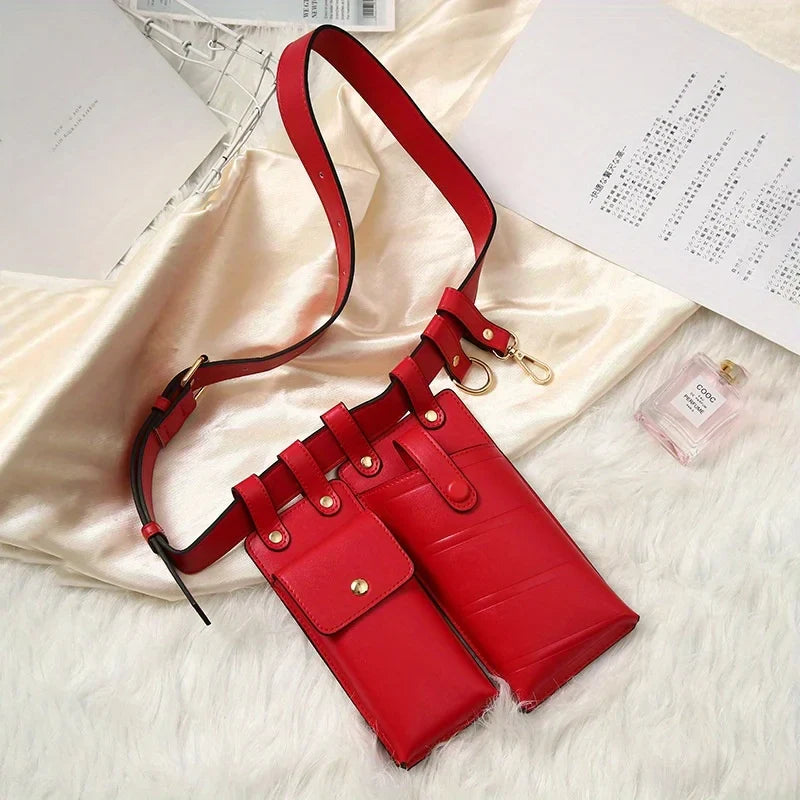Lizzy | Versatile Dual Pocket Belt Bag for Convenient Storage