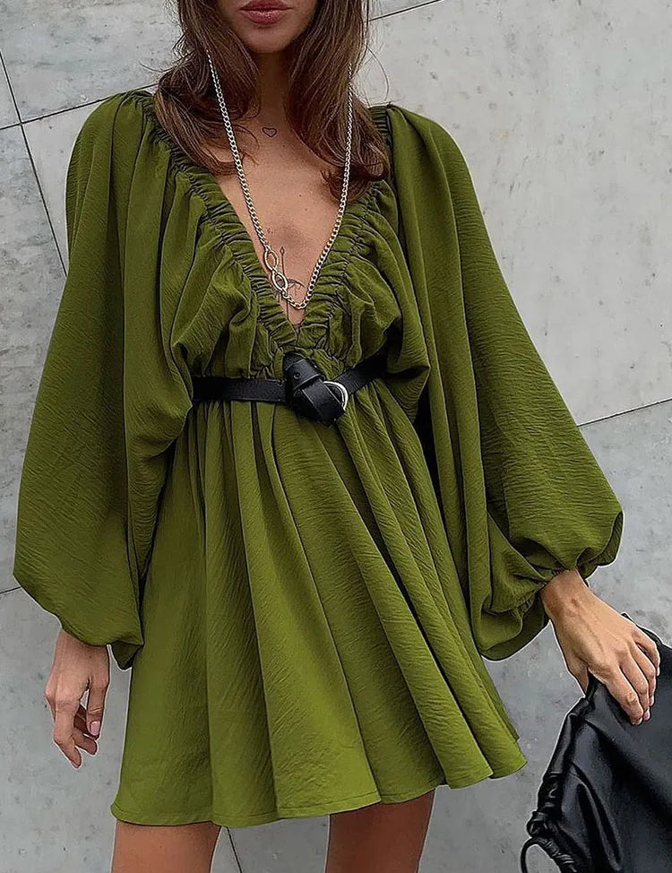 Kathy | Summer Long Sleeve Dress