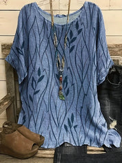 Milena | Casual Half Sleeve Blouse for Plus Size Women