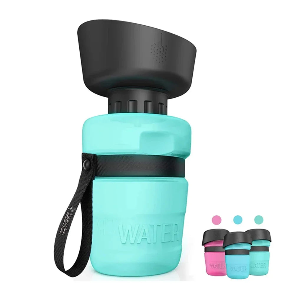 Foldable dog water bottle - Pawquench
