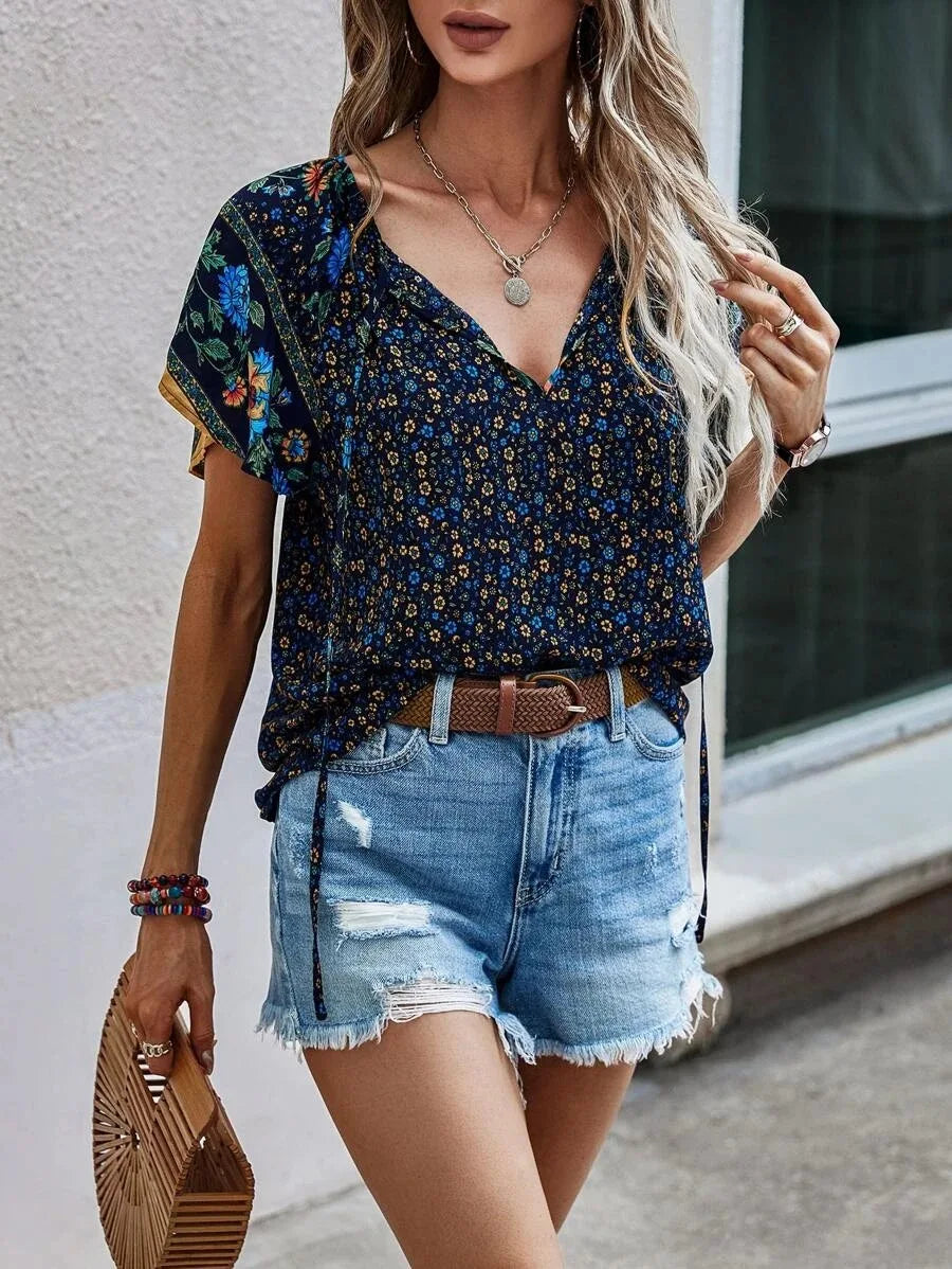 Estelle | Stylish Floral Print Blouse