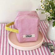 Solana | Compact Canvas Cosmetic Bag
