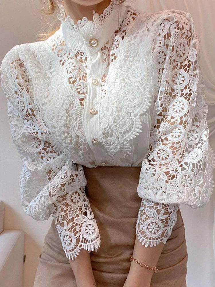 Julia | Sophisticated Long Sleeve Turtleneck Shirt