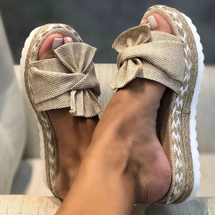 Scarlets | Stylish trendy Summer Sandals with Bow