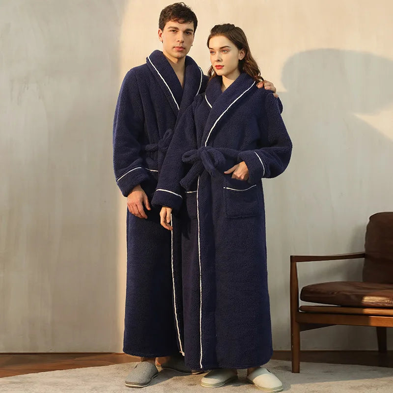 Dean | Unisex Warm & Fluffy Fleece Robe