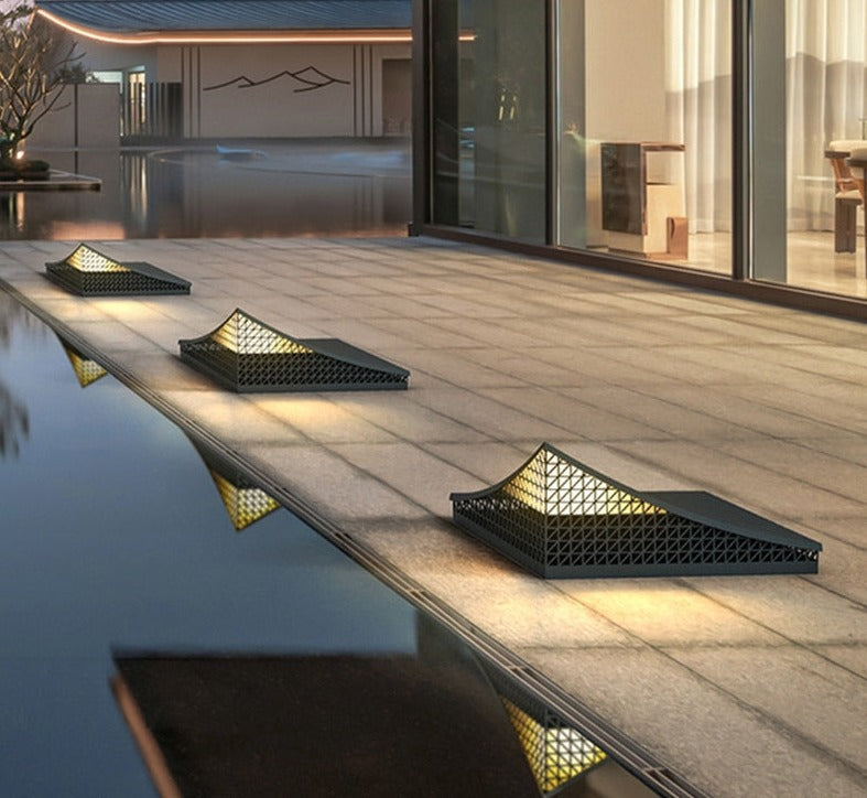 EdgeGlow – Contemporary Solar Pyramid Wall Light-6
