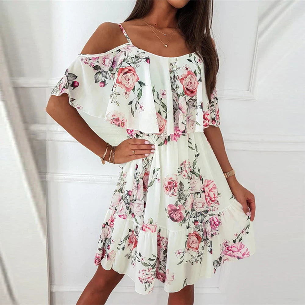 Dana | Chiffon Floral Dress