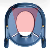 Anti -slipperable potty training seat with stairs