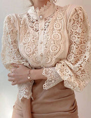 Julia | Sophisticated Long Sleeve Turtleneck Shirt