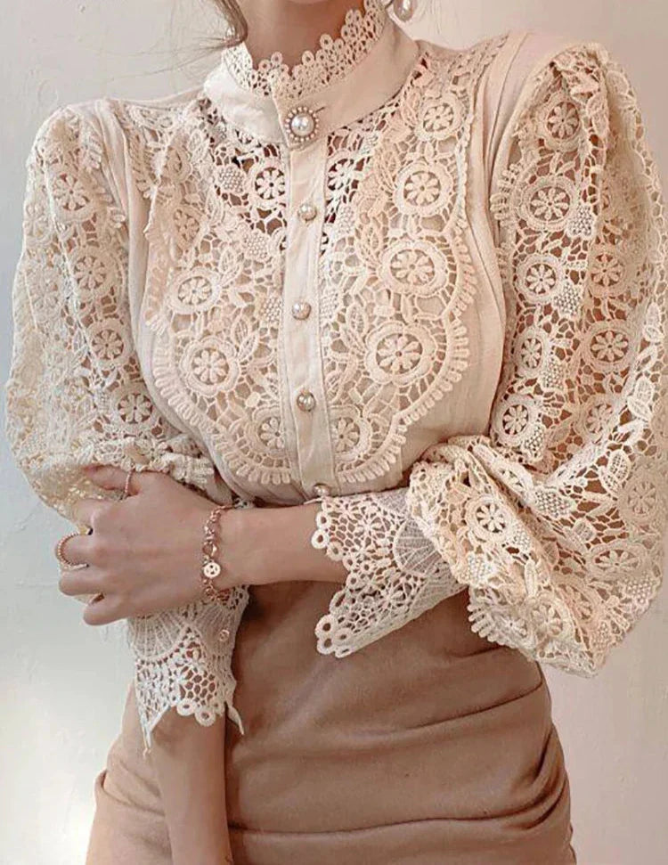 Julia | Sophisticated Long Sleeve Turtleneck Shirt