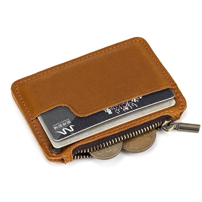 Dani | Vintage Genuine Leather Travel Bag with Coin Pocket