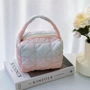 Lilia | Stylish and Compact Quilted Cosmetic Bag