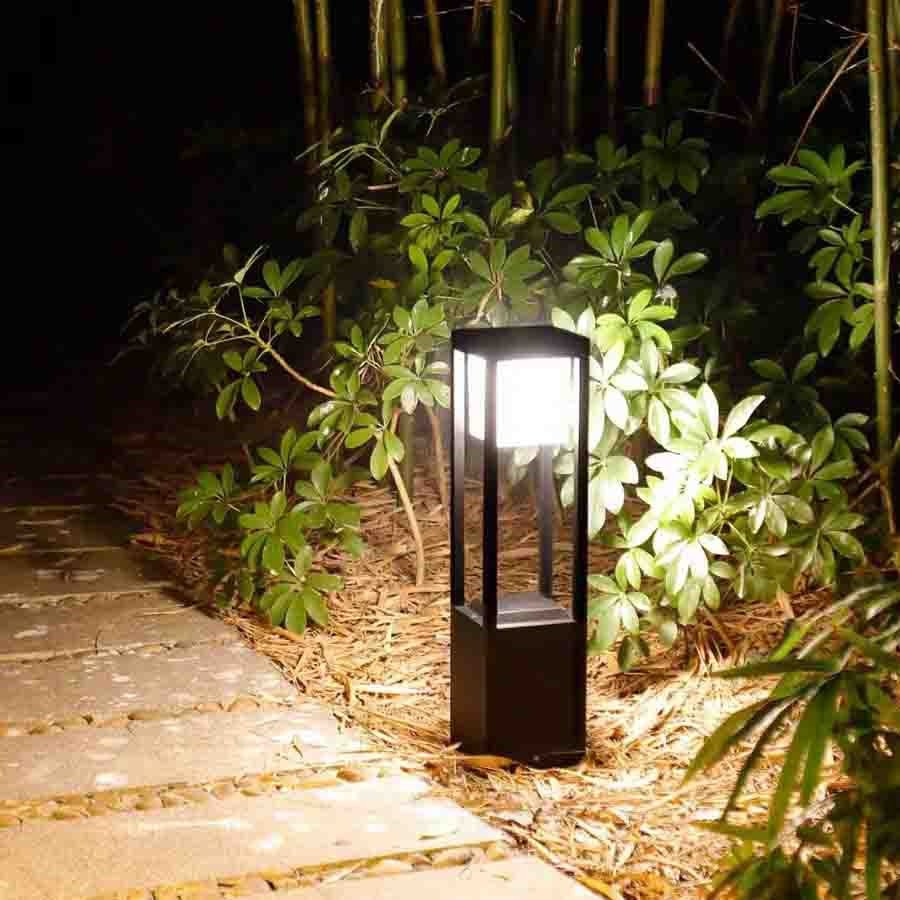 Nimbus Cube - 60cm Solar Garden Light with Warm White LED for Outdoor Use-3