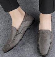 Stylish ENZO Italian Loafers for Men - Luxurious PU Leather Design