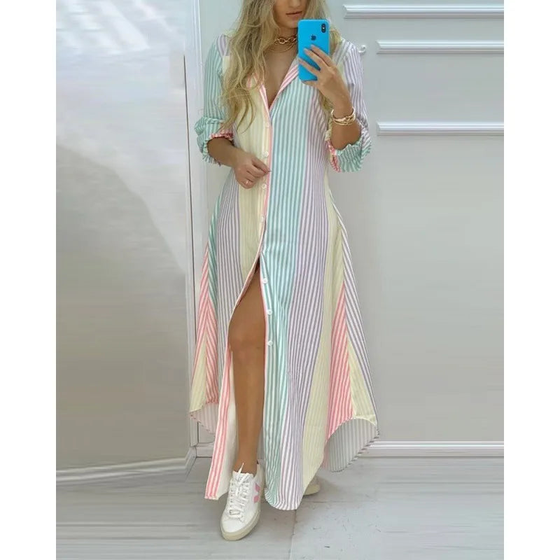 Bohemian | Beach Dress Maxi with Prints