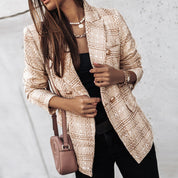Abby | Stylish Checked Blazer
