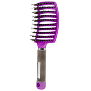 CurlCare Comb - Bristle & Nylon Brush for Styling and Massaging-6