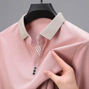 Casual polo with long sleeves - Shenky