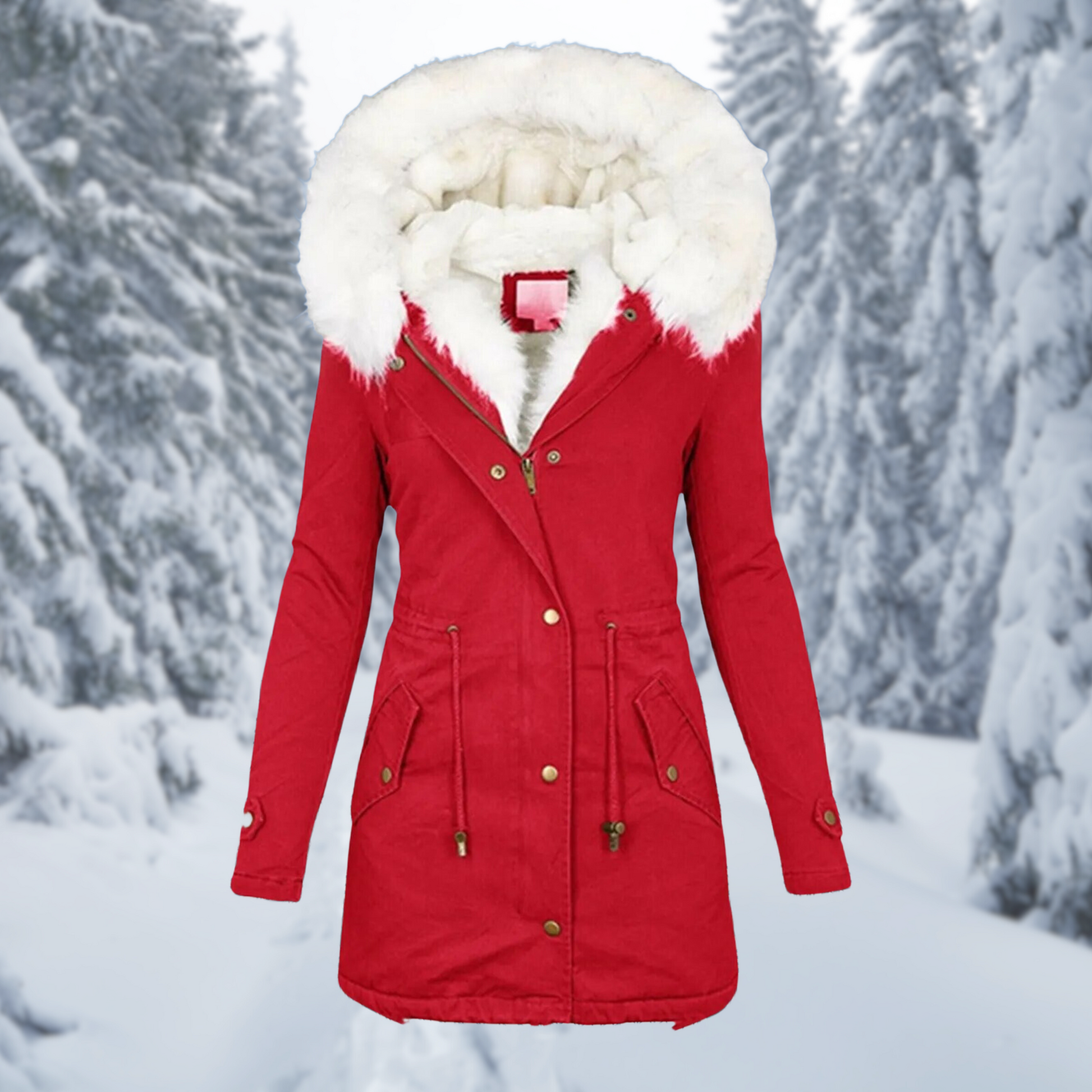 KATH | Stylish Hooded Cotton Padded Coat for Women
