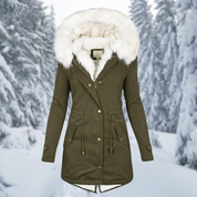 KATH | Stylish Hooded Cotton Padded Coat for Women