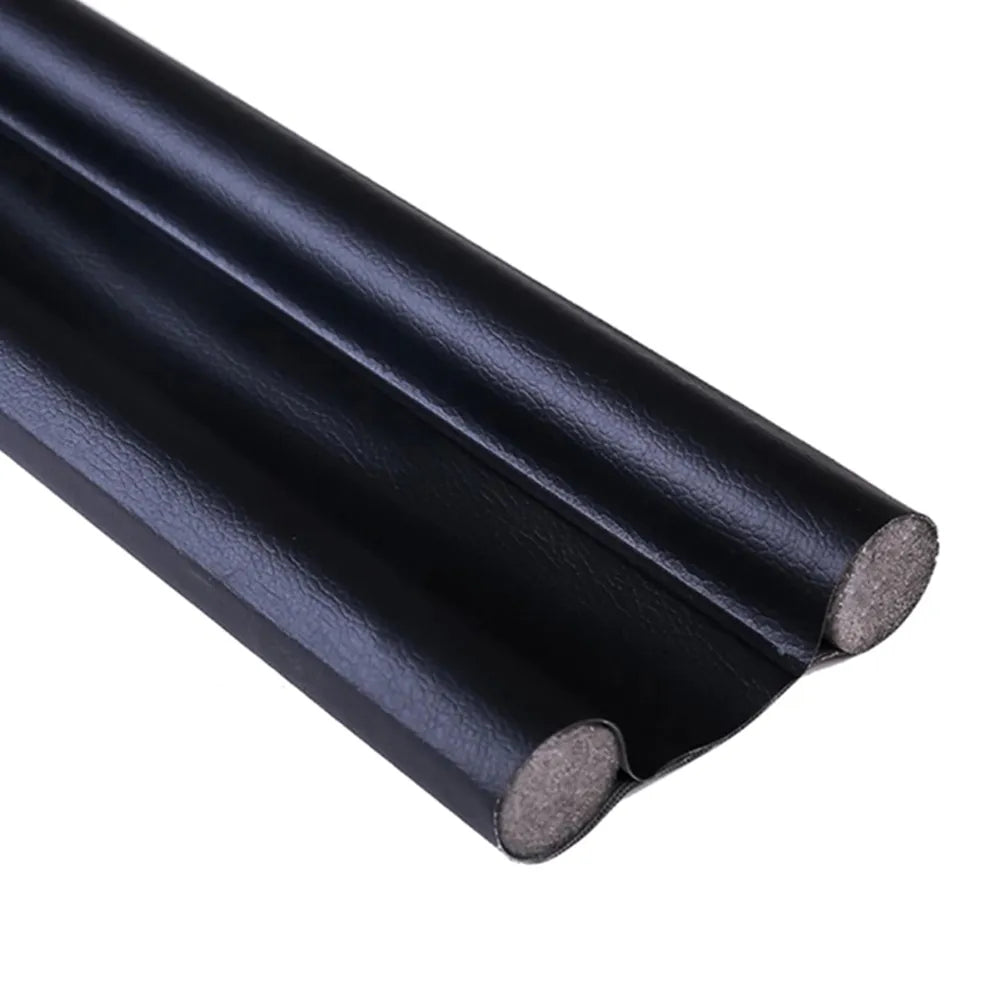 Waterproof draft stopper with noise reduction