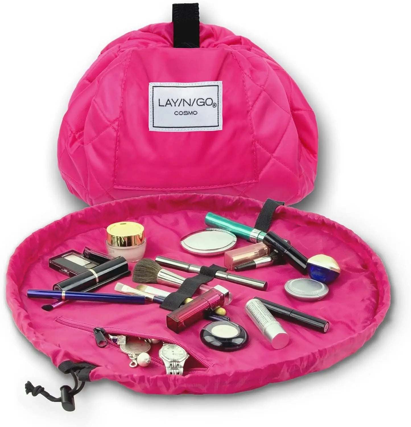 Layla | Stylish and Versatile Makeup Bag with Quick Access