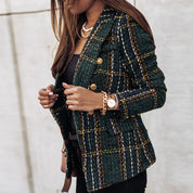 Abby | Stylish Checked Blazer