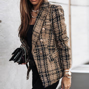 Abby | Stylish Checked Blazer