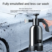 Pressed shoe spray with a free double nozzle