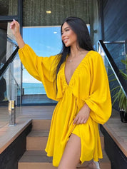 Kathy | Summer Long Sleeve Dress